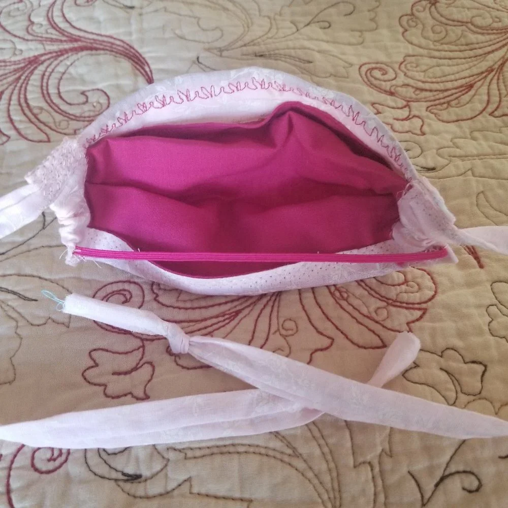 Kid Size Mask w/ Copper/Silver Filters-Pink Eyelet